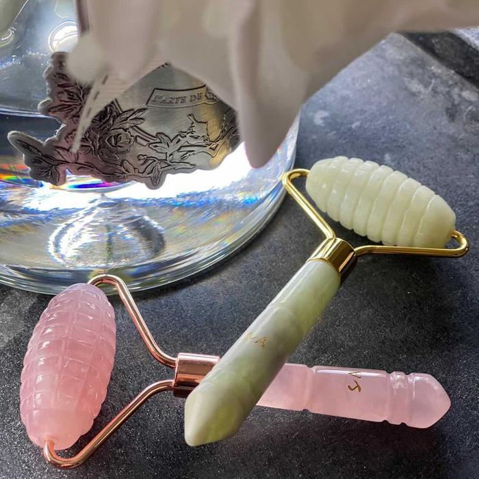 Rose Quartz Face Roller - Skin Artisan