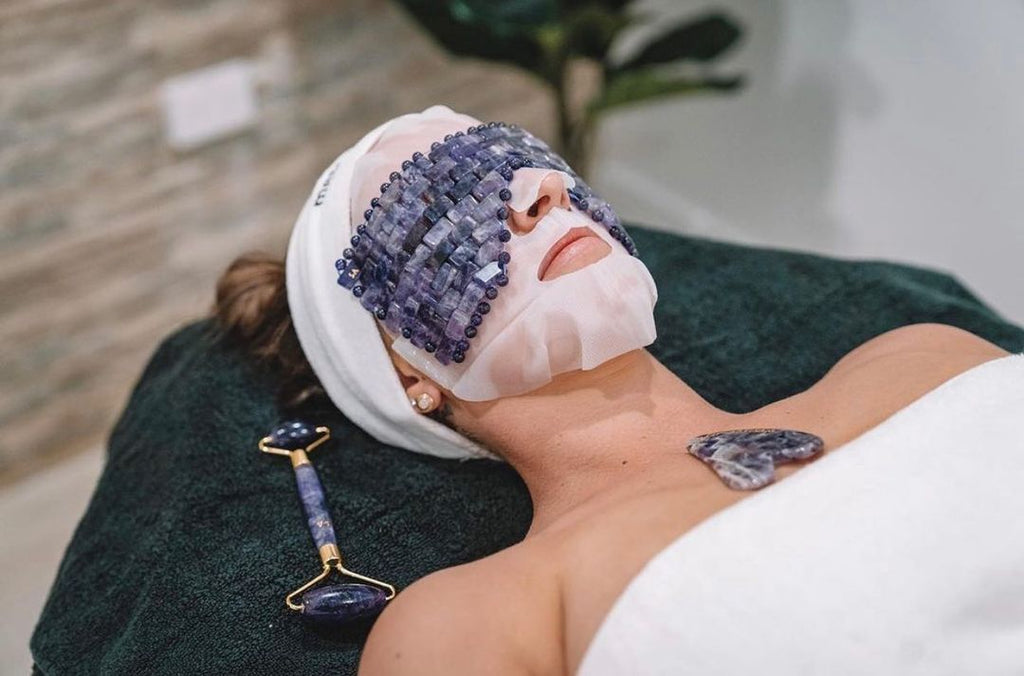 Amethyst Roller, Gua Sha and Eye Mask - Skin Artisan