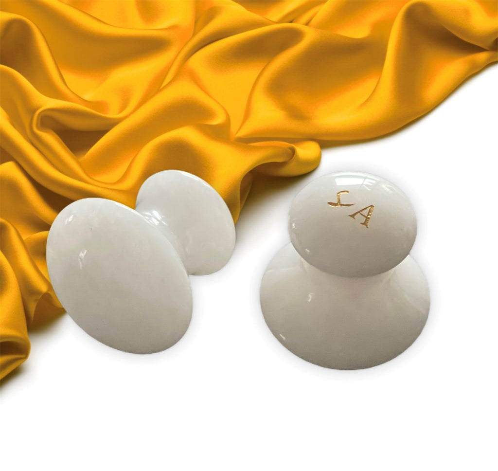 White Jade Mushroom Gua Sha Set - Skin Artisan