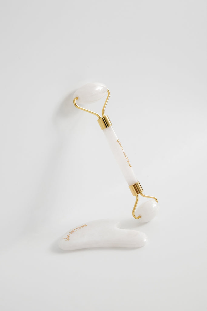 White Jade Roller and Gua Sha - Skin Artisan
