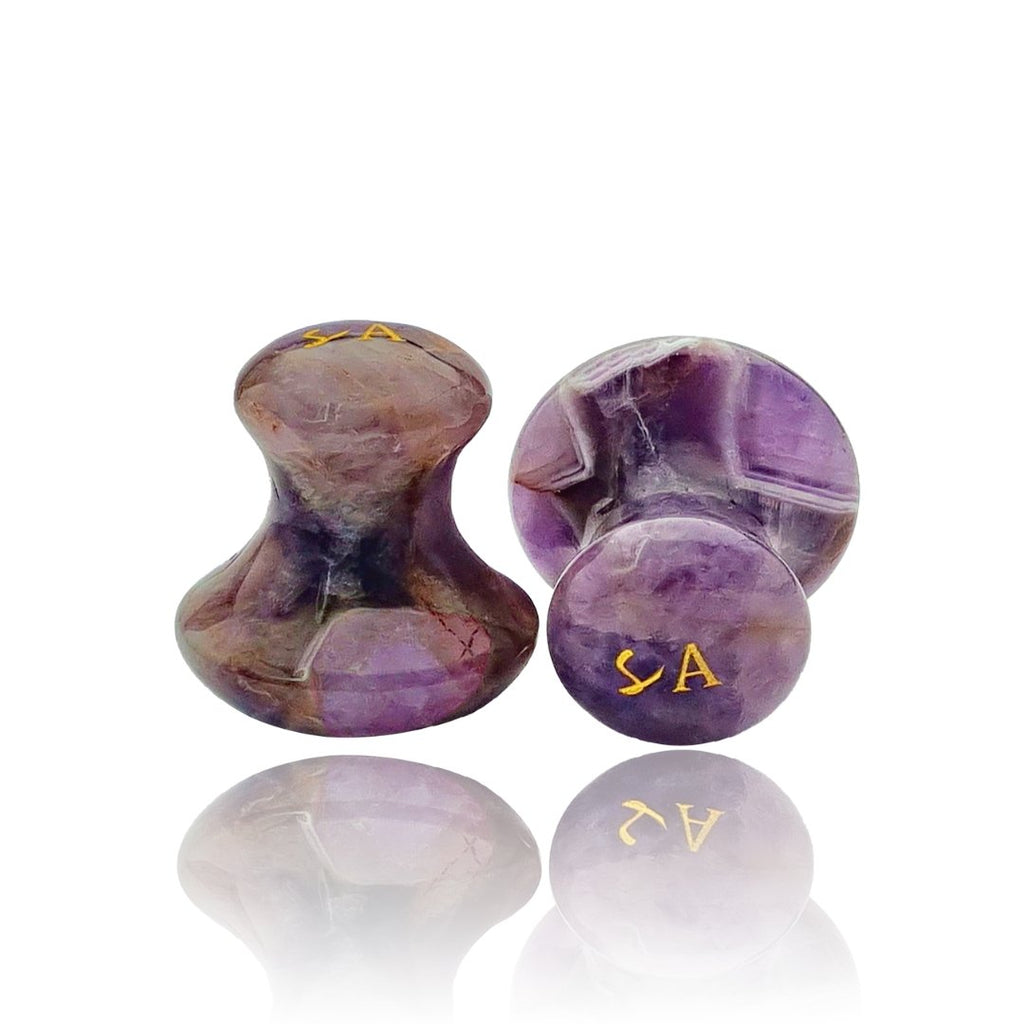 Amethyst Mushroom Gua Sha Set - Skin Artisan