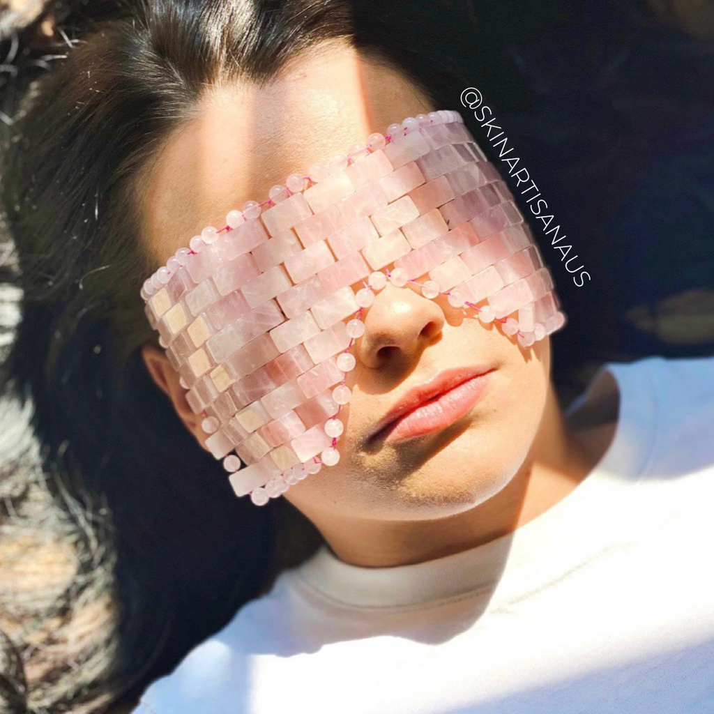 Rose Quartz Eye Mask - Skin Artisan